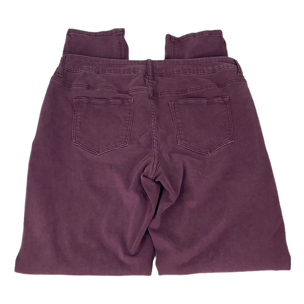 Maurices Skinny Jeans Burgundy Size Large - Picture 4 of 10